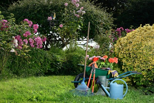 Accessible landscaping information for Maidavale on a digital page